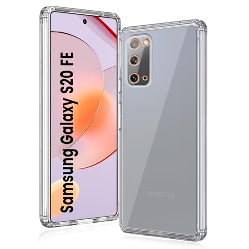 HuwaiH Handyhülle für Samsung Galaxy S20 fe Hülle, Upgraded Kameraschutz, Anti-Schock Schutzhülle, Unterstützt kabelloses Laden, Antikratzer Anti-Fingerabdruck Schwarz TPU Hülle für S20 fe HuwaiH Handyhülle für Samsung Galaxy S20 fe Hülle, Upgraded Kameraschutz, Anti-Schock Schutzhülle, Unterstützt kabelloses Laden, Antikratzer Anti-Fingerabdruck Schwarz TPU Hülle für S20 fe von HuwaiH
