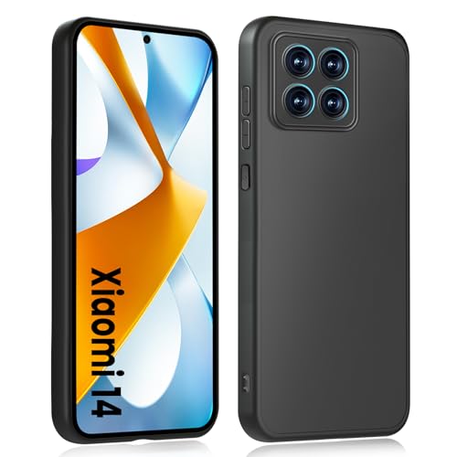 HuwaiH Handyhülle für Xiaomi 14 Hülle, Upgraded Kameraschut, Anti-Rutsch Stoßfest Haltbarkeit Schutzhülle, Kratzfest Unterstützt kabelloses Laden Weich TPU Case, Passgenau für Xiaomi 14, Schwarz HuwaiH Handyhülle für Xiaomi 14 Hülle, Upgraded Kameraschut, Anti-Rutsch Stoßfest Haltbarkeit Schutzhülle, Kratzfest Unterstützt kabelloses Laden Weich TPU Case, Passgenau für Xiaomi 14, Schwarz von HuwaiH