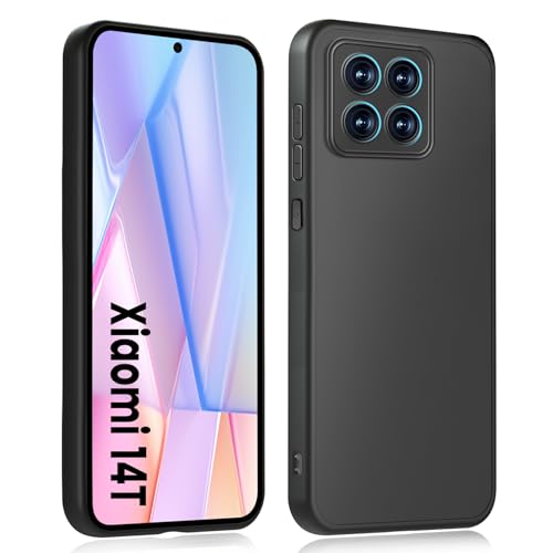 HuwaiH Handyhülle für Xiaomi 14T Hülle, Upgraded Kameraschut, Anti-Rutsch Stoßfest Haltbarkeit Schutzhülle, Kratzfest Weich TPU Case, Rundumschutz, Fallschutz, Passgenau für Xiaomi 14T, Schwarz HuwaiH Handyhülle für Xiaomi 14T Hülle, Upgraded Kameraschut, Anti-Rutsch Stoßfest Haltbarkeit Schutzhülle, Kratzfest Weich TPU Case, Rundumschutz, Fallschutz, Passgenau für Xiaomi 14T, Schwarz von HuwaiH