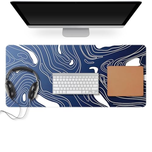 Erweitertes Spielunterlage, rutschfeste Unterseite, PC-Schreibtischunterlage, 80 x 30 cm, faltbare große Tastaturunterlage, Gummiunterseite für Laptop-Helfer Erweitertes Spielunterlage, rutschfeste Unterseite, PC-Schreibtischunterlage, 80 x 30 cm, faltbare große Tastaturunterlage, Gummiunterseite für Laptop-Helfer von Huyeruie
