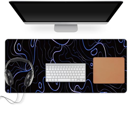 Extra große Gummiunterlage, 80 x 30 cm, große Tastaturunterlage – rutschfeste Unterseite aus Gummi, Arbeitstisch, PC, Schreibtischmatte, faltbar für Spiel-PC Extra große Gummiunterlage, 80 x 30 cm, große Tastaturunterlage – rutschfeste Unterseite aus Gummi, Arbeitstisch, PC, Schreibtischmatte, faltbar für Spiel-PC von Huyeruie