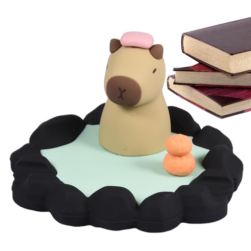 Handyhalter – Weiche und glatte Silikon-Handyhalterung für Schreibtisch, Capybaras in heißen Quellen-Design, Handy-Ständer für Geburtstag, Weihnachten von Huyeruie