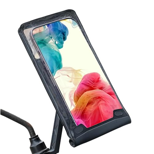 Handyhalterung, Motorrad-Telefonhalterung, Handyhalterung, TPU-Bildschirm, Touch-Lenkervorbau, Handyhalter für von Huyeruie