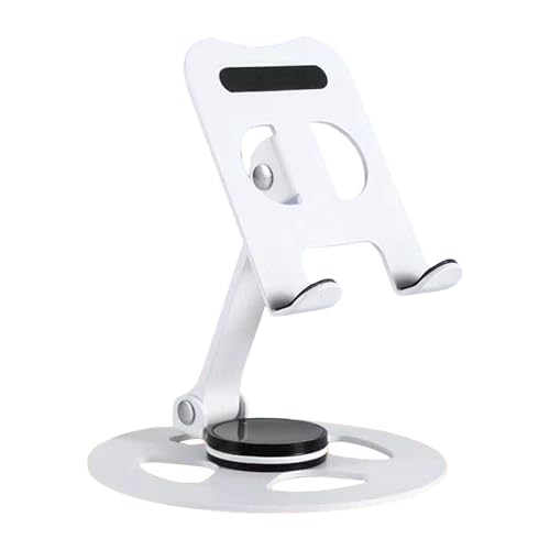 Handyhalterung für den Schreibtisch | Desktop-Tablet Faltbarer Ständer Smartphone-Halter | Rutschfester Smartphone-Halter mit Silikon-Pad für Schlafsaal, Konferenzraum von Huyeruie