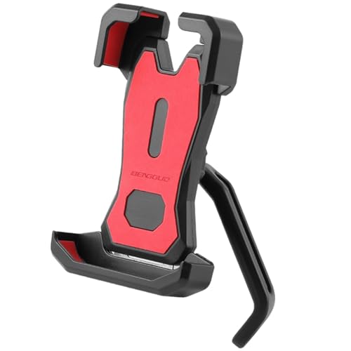 Huyeruie Lenker-Handyhalterung, 360 Grad drehbare Handyhalterung für sicheren Fahrradbegleiter, Mountain-Handyhalterung für Navigation, Vlogging von Huyeruie