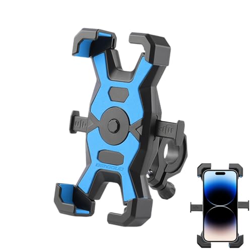 Huyeruie Motorrad-Handyhalterung, Mountain-Telefonständer – Motorrad-Lenker-Handyhalterung, drehbar, tragbarer Telefonständer für Fahrräder, Motorräder, Roller, Kinderwagen von Huyeruie