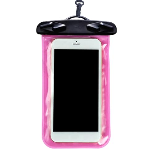 Huyeruie Wasserdichte Handytasche, mehrfarbig, wasserdichte Handytasche, große Handytasche, wasserdichte Handytasche, berührbare, wasserabweisende Trockentasche, Handy-Trockentasche für Unterwasser von Huyeruie