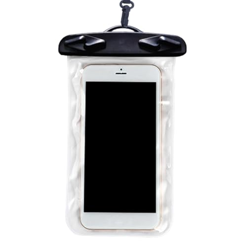 Huyeruie Wasserdichte Handytasche, mehrfarbig, wasserdichte Handytasche, große Handytasche, wasserdichte Handytasche, berührbare, wasserabweisende Trockentasche, Handy-Trockentasche für Unterwasser von Huyeruie