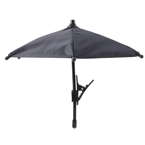 Magnetischer Handy-Regenschirm, Saugnapf, 360 ° verstellbarer Schirm für Handy, Sonnenschutz, Handyhalterung, Ständer, Sonnenblende für Reisen, Urlaub, Outdoor von Huyeruie