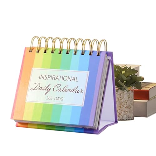 Motivierender Kalender, Schreibtischkalender mit inspirierenden Zitaten | Schreibtisch-inspirierende Zitate zum Selbstmotivieren und Verschönern Ihres Tages, Schreibtisch- und Bürodekoration von Huyeruie