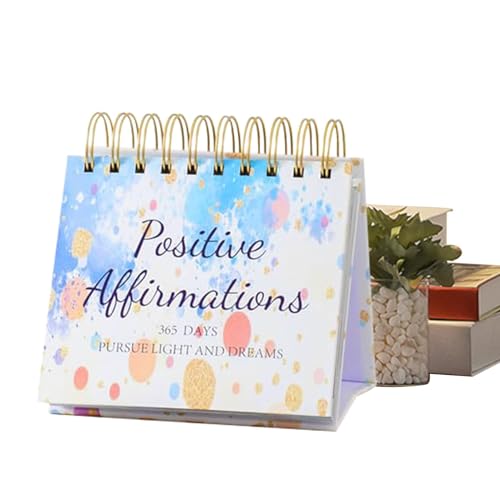 Motivierender Kalender, motivierender Tischkalender – Motivierender Kalender 2025, inspirierender Kalender 365 Tage von Huyeruie