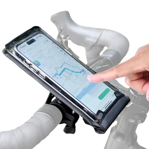 Phone Mount, Wasserdicht 360° Rotation Phone Holder, TPU Screen Touch Lenker Vorbau Mobile Halterung für von Huyeruie