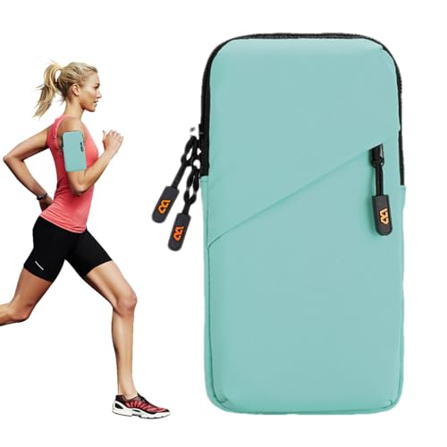 Smartphone Armtasche | Handyhalter Armtasche Sportarmband | Große Kapazität Atmungsaktiv Multifunktionstasche für Damen & Herren Fitness Wassersport von Huyeruie