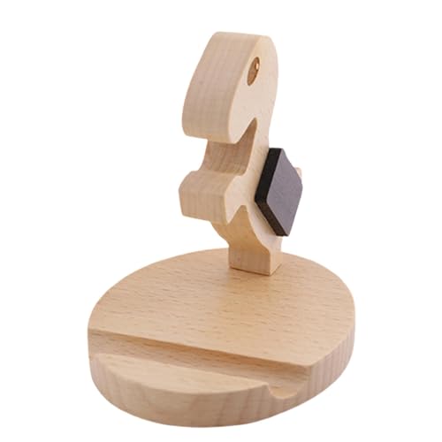 Smartphone-Halterung aus Holz – kreative Tisch-Handyhalterung, tragbare Tisch-Handyhalterung für Zuhause, Schlafzimmer, Kinderzimmer von Huyeruie