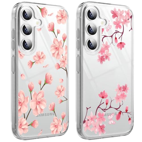 HuyxyTec 2 Stück Handyhülle für Samsung Galaxy S25 Ultra Hülle, Transparente Klares mit Case Muster Frauen Mädchen Aesthetic, Durchsichtig Dünn PC Stoßfest Anti-Gelb Case für Samsung S25 Ultra, 02 HuyxyTec 2 Stück Handyhülle für Samsung Galaxy S25 Ultra Hülle, Transparente Klares mit Case Muster Frauen Mädchen Aesthetic, Durchsichtig Dünn PC Stoßfest Anti-Gelb Case für Samsung S25 Ultra, 02 von HuyxyTec