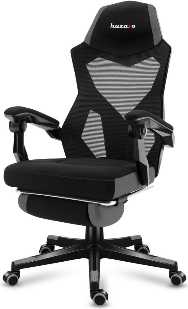 Huzaro Combat 3.0 Gaming-Sessel Netz-Sitz Schwarz - Grau (HZ-Combat 3.0 Grey) von Huzaro