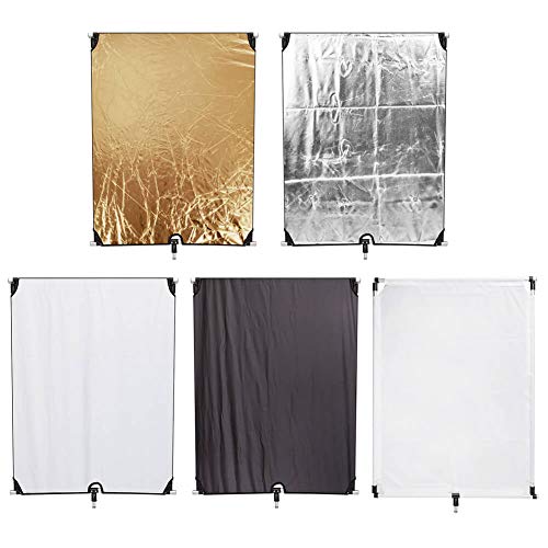Spigot 5-in-1 Studio-Tafel-Diffusor, Reflektor, mit 6,35 mm Schraubgewinde, 80x100 von Hwamart