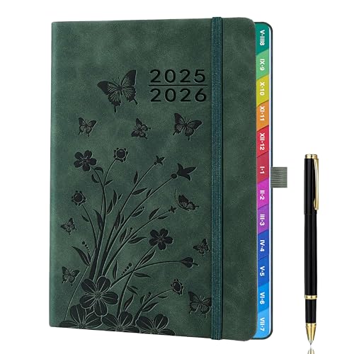 A5 Kalender 2025/2026 – Wochenkalender, 1 Woche auf 2 Seiten mit Monatsübersicht, Schülerplaner, Studienplaner, Familienplaner für Schule, Uni, Büro, Aug. 2025 – Jul. 2026, Seegrün A5 Kalender 2025/2026 – Wochenkalender, 1 Woche auf 2 Seiten mit Monatsübersicht, Schülerplaner, Studienplaner, Familienplaner für Schule, Uni, Büro, Aug. 2025 – Jul. 2026, Seegrün von HwxBen