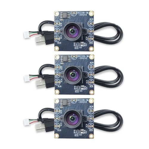Hxhsgmeh 100 Grad Kameramodul 1MP OV9732 1280x720 USB-Treiber Ohne Manuellen mit 2 Meter Kabel für WinXP/7/8/10, 3 Stück von Hxhsgmeh