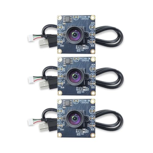 Hxhsgmeh 100-Grad-Kameramodul 1MP OV9732 1280x720 USB Treiberfrei Manueller mit 60cm USB-Kabel für WinXP/7/8/10, 3 Sätze von Hxhsgmeh