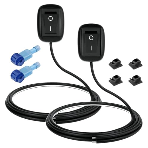 Hxhsgmeh 2PCS Auto Kippschalter Aus/ein Schalter für - und Fahrlichter für Automobilbeleuchtung-Netzschalter von Hxhsgmeh