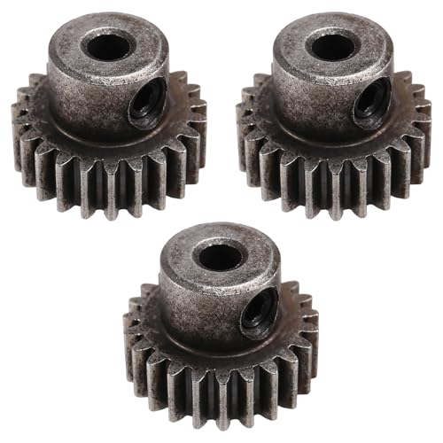 Hxhsgmeh 3 STK 3,175 mm Welle Stahl Ritzel Motorgetriebe 32DP 48DP 64DP M0.6 für 1/10 1/8 RC Auto 3650 3660 Teile 23T Hxhsgmeh 3 STK 3,175 mm Welle Stahl Ritzel Motorgetriebe 32DP 48DP 64DP M0.6 für 1/10 1/8 RC Auto 3650 3660 Teile 23T von Hxhsgmeh