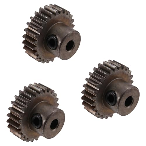 Hxhsgmeh 3 STK 3,175 mm Welle Stahl Ritzel Motorgetriebe 32DP 48DP 64DP M0.6 für 1/10 1/8 RC Auto 3650 3660 Teile 26T Hxhsgmeh 3 STK 3,175 mm Welle Stahl Ritzel Motorgetriebe 32DP 48DP 64DP M0.6 für 1/10 1/8 RC Auto 3650 3660 Teile 26T von Hxhsgmeh
