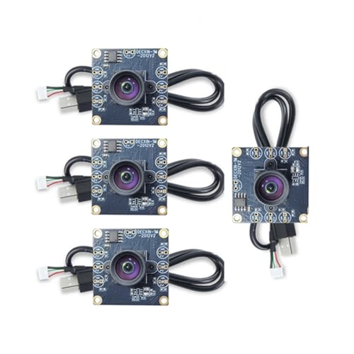Hxhsgmeh 4 Stück USB-Kameramodul 100 Grad 1MP OV9732 1280x720 USB-Treiberhandbuch- mit 3 Meter Kabel für WinXP/7/8 Hxhsgmeh 4 Stück USB-Kameramodul 100 Grad 1MP OV9732 1280x720 USB-Treiberhandbuch- mit 3 Meter Kabel für WinXP/7/8 von Hxhsgmeh