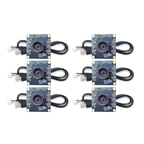 Hxhsgmeh 6 Sets 100 Grad Kameramodul 1MP OV9732 1280x720 USB Freier Treiber Manueller mit 2M USB-Kabel für WinXP/7/8/10 von Hxhsgmeh