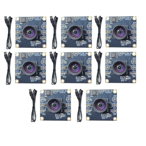 Hxhsgmeh 8PCS 100 Grad Kameramodul 1MP OV9732 1280x720 USB Treiberfrei mit Manueller Fokussierung und 2 Meter Kabel für WinXP/7/8/10 von Hxhsgmeh