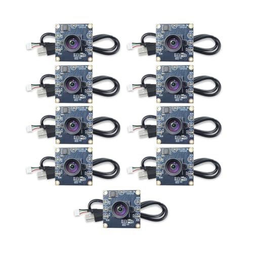 Hxhsgmeh 9 Sets 100 Grad Kameramodul 1MP OV9732 1280x720 USB Freier Treiber Manueller mit 2 Meter Kabel für WinXP/7/8/10 von Hxhsgmeh