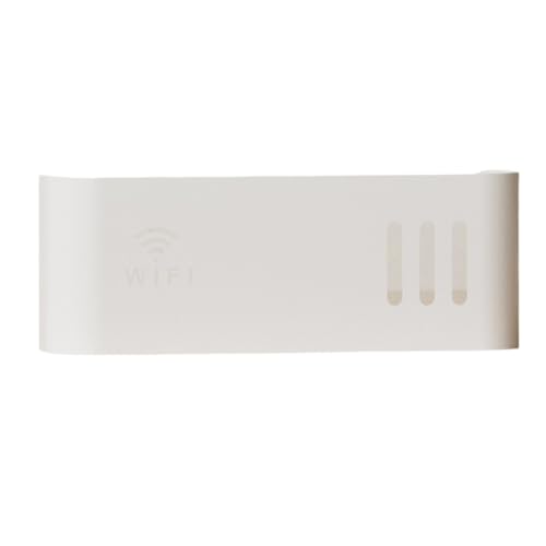Hxhsgmeh An der Wand Montiertes Regal für Kabellosen WLAN-Router, Aufbewahrungsbox, Router-Rack, Kabel-Stromhalterung, Organizer-Box für Wohnzimmer B von Hxhsgmeh