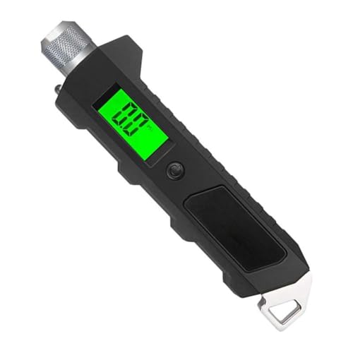 Hxhsgmeh Auto Reifen Druck Meter LCD Digitalanzeige Reifenfülldruckprüfer mit Taschenlampe für Auto Motorrad Fahrrad von Hxhsgmeh