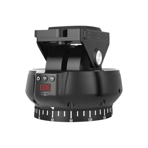 Hxhsgmeh Dual-Achsen-Panorama-Gimbal 360-Grad-Elektrisches Fernsteuerungs-Smart-Gimbal für Mobiltelefone 9-Geschwindigkeits-Einstellbar von Hxhsgmeh