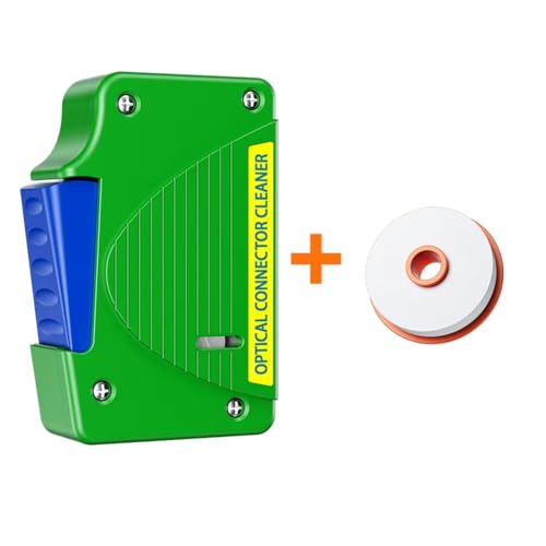 Hxhsgmeh Faser-Optik-Reinigungskassette + Reinigungskern Faserendflächenreinigungsbox Pigtails-Reiniger für SC/FC//LC Optik-Faser-Reinigungswerkzeuge C von Hxhsgmeh