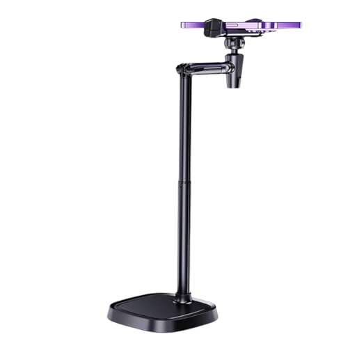 Hxhsgmeh Handyhalterung Halterung für Mobiltelefone 360° Drehbarer Live-Übertragungs-Halter Höhenverstellbarer Desktop-Smartphone-Ständer Schwarz Hxhsgmeh Handyhalterung Halterung für Mobiltelefone 360° Drehbarer Live-Übertragungs-Halter Höhenverstellbarer Desktop-Smartphone-Ständer Schwarz von Hxhsgmeh