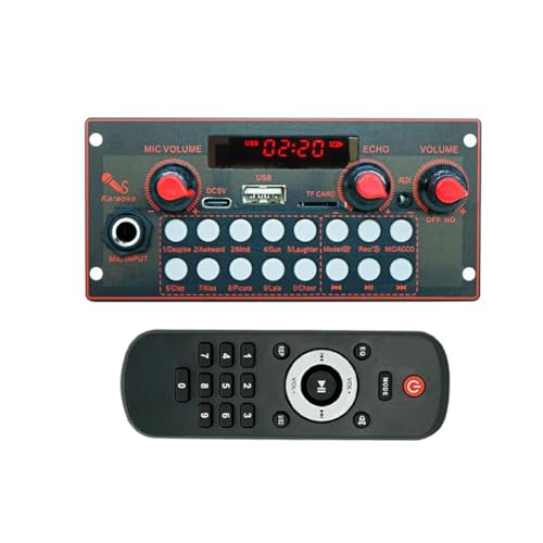 Hxhsgmeh MP3 Decoder Board 2 * 10W 20W Verstärker Audio-Player 5V DIY MP3-Player Auto-FM-Radio- TF USB Mic Aufnahme Bluetooth 5.3 A Hxhsgmeh MP3 Decoder Board 2 * 10W 20W Verstärker Audio-Player 5V DIY MP3-Player Auto-FM-Radio- TF USB Mic Aufnahme Bluetooth 5.3 A von Hxhsgmeh