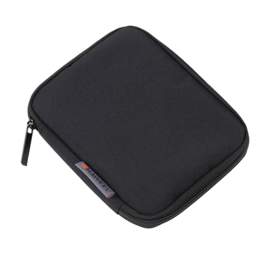 Hxhsgmeh Multifunktionale Ladegerätkabel-Aufbewahrungstasche, Uhrenarmband-Organizer-Box, Ohrhörer/U-Disk/Digitalkabel-Aufbewahrungstasche, Schwarz von Hxhsgmeh