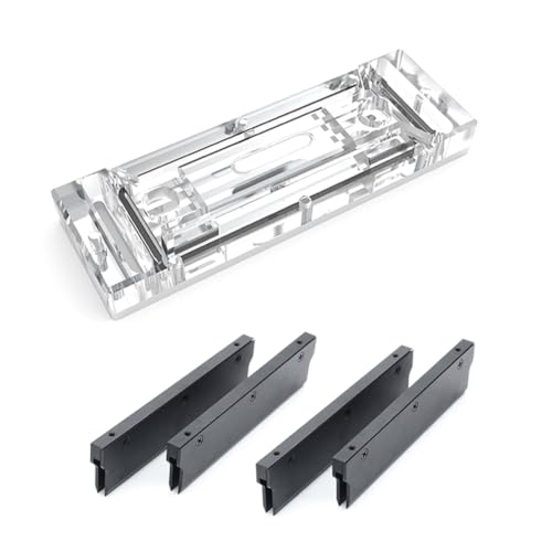 Hxhsgmeh RAM-Wasserkühler Speicherblock DDR-Wasserblock-Kits LRC2.0 RGB Dual-Armor-Block Maximale Unterstützung für 4 RAM von Hxhsgmeh