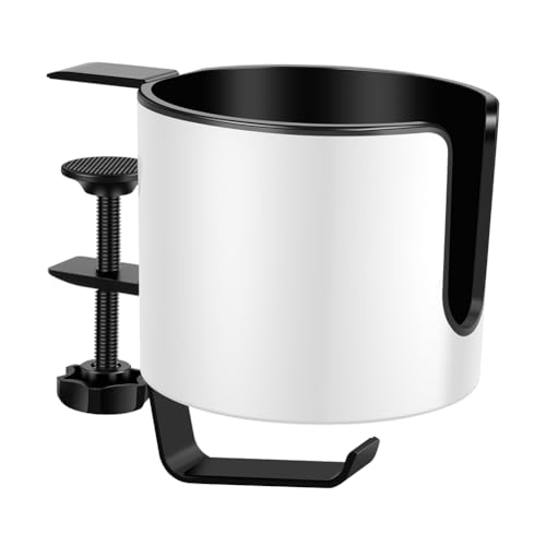 Hxhsgmeh Schreibtischbecherhalter für Kaffeetassen, Wasserbecher, Kopfhörer-Gaming-Schreibtisch, 2-In-1-Kopfhörerhalter, rutschfeste Verstellbare Schreibtischklemme, Becherhalter in Hxhsgmeh Schreibtischbecherhalter für Kaffeetassen, Wasserbecher, Kopfhörer-Gaming-Schreibtisch, 2-In-1-Kopfhörerhalter, rutschfeste Verstellbare Schreibtischklemme, Becherhalter in von Hxhsgmeh