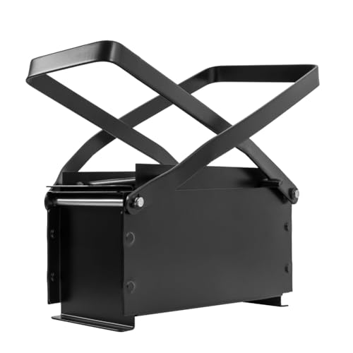 Hxhsgmeh Zeitungsbriketthersteller, Presspapier-Holzscheithersteller, Manueller Transformator-Papier-Holzscheitstein zum Heizen Von Kaminöfen, Heimwerkzeug von Hxhsgmeh