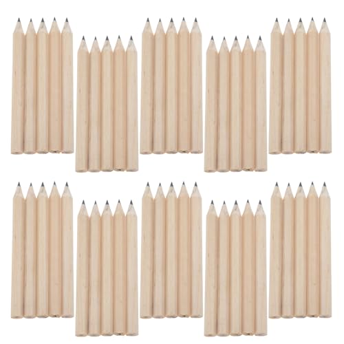 50 Stück Bleistifte mit halbem Bleistift, vorgespitzt, runde Holzstifte für Schule, Klassenzimmer, Braut, Hochzeit, Bürobedarf 50 Stück Bleistifte mit halbem Bleistift, vorgespitzt, runde Holzstifte für Schule, Klassenzimmer, Braut, Hochzeit, Bürobedarf von Hxyxbnhno