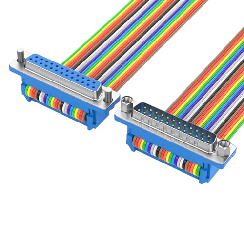 Hxyxbnhno DB25-Port-Kabel, PVC, 25-polig, DB25, parallel, männlich, weiblich, Kabel für Port-Gerät Hxyxbnhno DB25-Port-Kabel, PVC, 25-polig, DB25, parallel, männlich, weiblich, Kabel für Port-Gerät von Hxyxbnhno