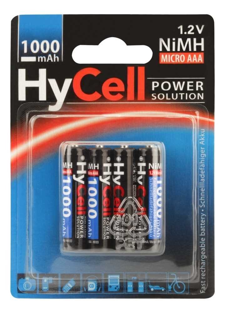 HyCell NiMH-Akku Typ 1000 Micro 800mAh 4er-Blister von HyCell
