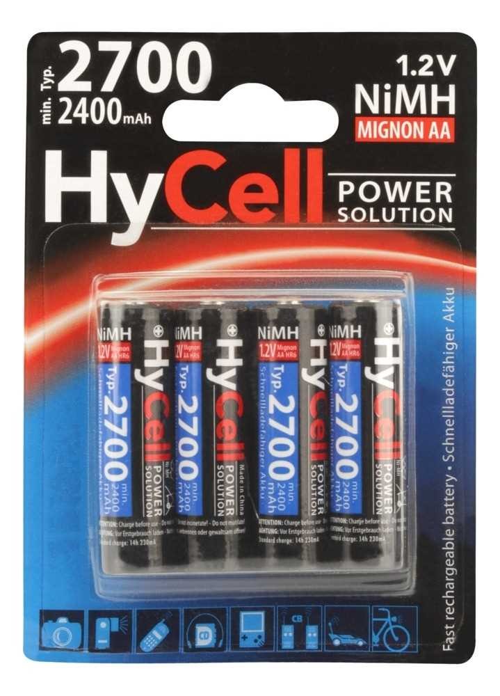 HyCell NiMH-Akku Typ 2700 Mignon 2400mAh 4er-Blister von HyCell