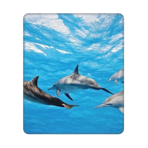 Hyaszst Delphin, Quadratisches Mauspad, rutschfestes, wasserdichtes Mauspad Hyaszst Delphin, Quadratisches Mauspad, rutschfestes, wasserdichtes Mauspad von Hyaszst