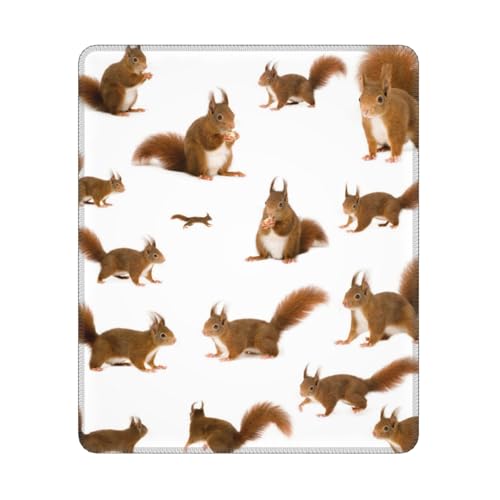 Hyaszst Eurasische Eichhörnchen, Quadratisches Mauspad, rutschfestes, wasserdichtes Mauspad Hyaszst Eurasische Eichhörnchen, Quadratisches Mauspad, rutschfestes, wasserdichtes Mauspad von Hyaszst