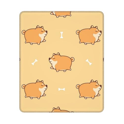 Hyaszst Fettes Shiba Inu Anime-Hundemuster, Quadratisches Mauspad, rutschfestes, wasserdichtes Mauspad Hyaszst Fettes Shiba Inu Anime-Hundemuster, Quadratisches Mauspad, rutschfestes, wasserdichtes Mauspad von Hyaszst