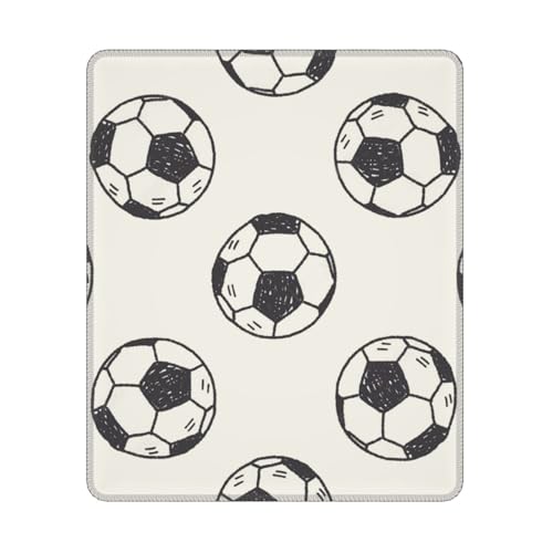 Hyaszst Fußball, Quadratisches Mauspad, rutschfestes, wasserdichtes Mauspad Hyaszst Fußball, Quadratisches Mauspad, rutschfestes, wasserdichtes Mauspad von Hyaszst