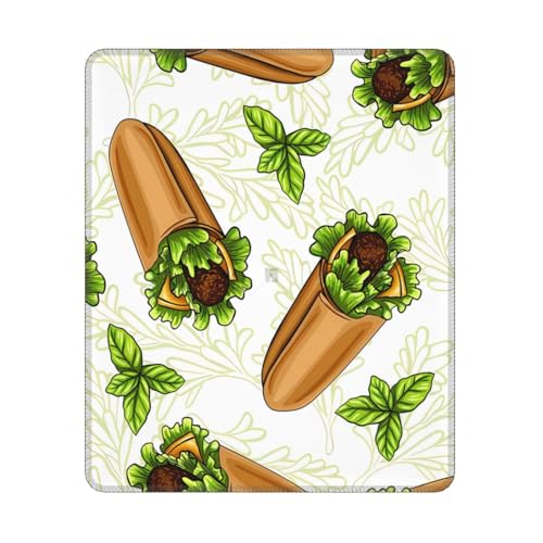 Hyaszst Gemüse-Burrito, Quadratisches Mauspad, rutschfestes, wasserdichtes Mauspad Hyaszst Gemüse-Burrito, Quadratisches Mauspad, rutschfestes, wasserdichtes Mauspad von Hyaszst